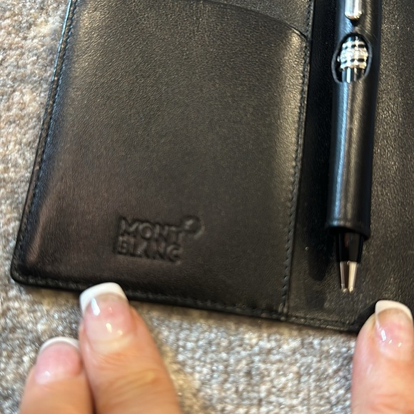 MONTBLANC MEISTERSTÜCK PICKET NOTEBOOK WITH PEN AND 3 1/2 EXTRA MONTBLANC PADS - Picture 11 of 11